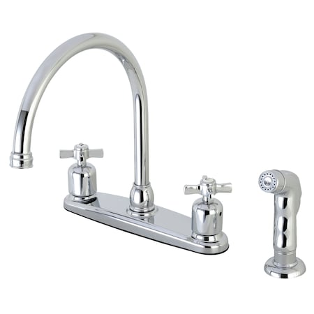 Millennium FB791ZXSP 8-Inch Centerset Kitchen Faucet with Sprayer FB791ZXSP